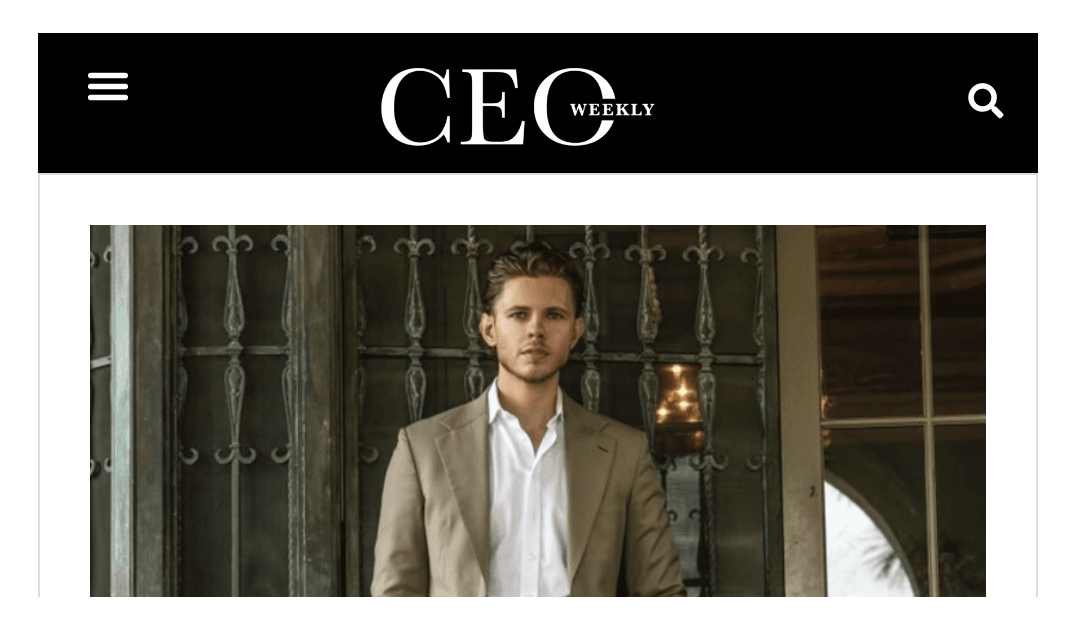 Young Entrepreneur Adnan Dedic Surpasses Vast Majority of US Real Estate Agents Before the Age of 30 – CEO Weekly